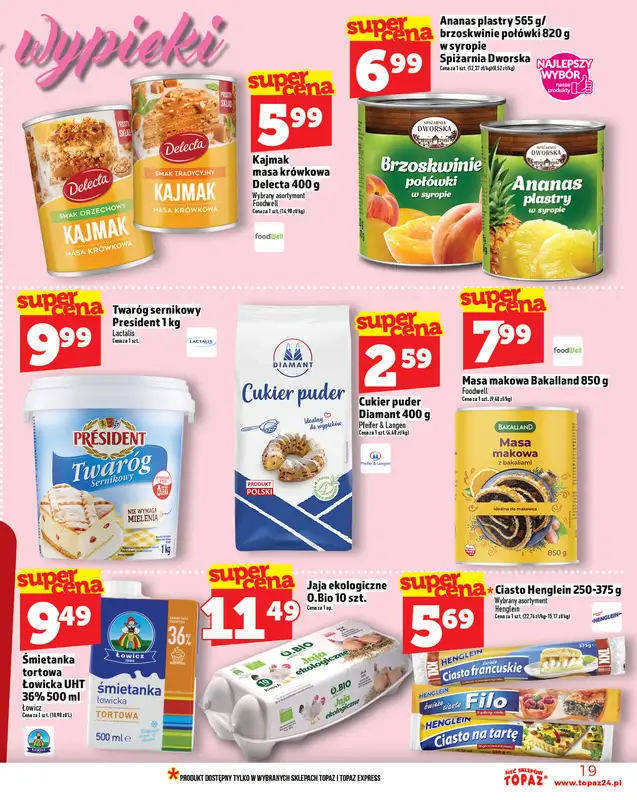 TOPAZ - gazetka promocyjna Gazetka od czwartku 23.10 do środy 29.10 - strona 19
