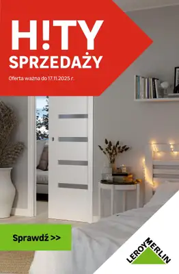 Leroy Merlin - gazetka promocyjna HITY sprzedaży od czwartku 16.10 do poniedziałku 17.11
