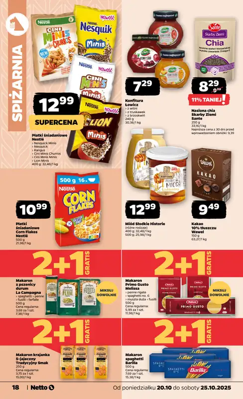 Netto - gazetka promocyjna Gazetka Spożywcza od poniedziałku 20.10 do soboty 25.10 - strona 18