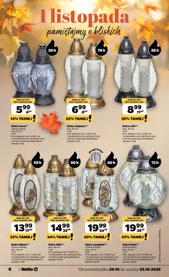 Netto - gazetka promocyjna Gazetka Spożywcza od poniedziałku 20.10 do soboty 25.10 - strona 6