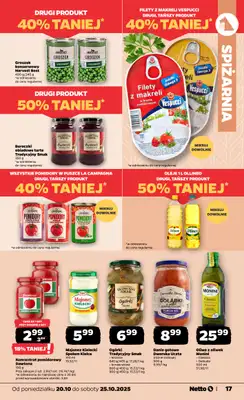 Netto - gazetka promocyjna Gazetka Spożywcza od poniedziałku 20.10 do soboty 25.10 - strona 17