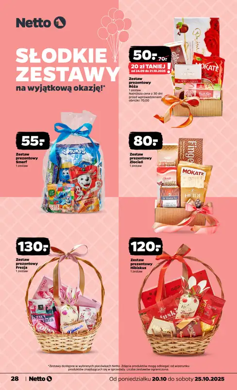 Netto - gazetka promocyjna Gazetka Spożywcza od poniedziałku 20.10 do soboty 25.10 - strona 28