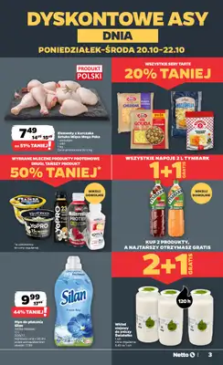 Netto - gazetka promocyjna Gazetka Spożywcza od poniedziałku 20.10 do soboty 25.10 - strona 3