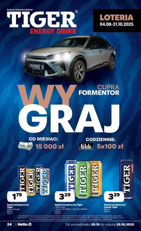 Netto - gazetka promocyjna Gazetka Spożywcza od poniedziałku 20.10 do soboty 25.10 - strona 24