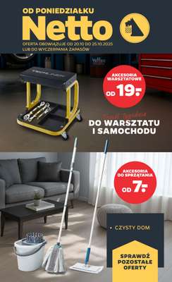 Netto - gazetka promocyjna Gazetka Non Food od poniedziałku 20.10 do soboty 25.10