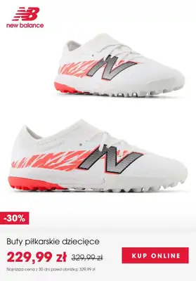 New Balance - gazetka promocyjna SALE: obuwie dziecięce od czwartku 16.10  - strona 6 New Balance - gazetka promocyjna SALE: obuwie dziecięce od czwartku 16.10  - strona 6