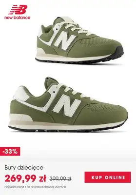 New Balance - gazetka promocyjna SALE: obuwie dziecięce od czwartku 16.10  - strona 9 New Balance - gazetka promocyjna SALE: obuwie dziecięce od czwartku 16.10  - strona 9