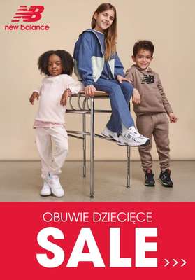 New Balance - gazetka promocyjna SALE: obuwie dziecięce od czwartku 16.10 