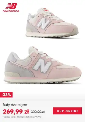 New Balance - gazetka promocyjna SALE: obuwie dziecięce od czwartku 16.10  - strona 10 New Balance - gazetka promocyjna SALE: obuwie dziecięce od czwartku 16.10  - strona 10