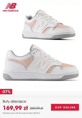 New Balance - gazetka promocyjna SALE: obuwie dziecięce od czwartku 16.10  - strona 3 New Balance - gazetka promocyjna SALE: obuwie dziecięce od czwartku 16.10  - strona 3