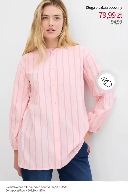 bonprix - gazetka promocyjna MID SEASON SALE - Bluzki damskie   - strona 2