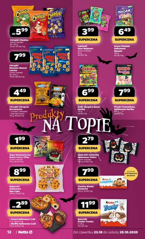 Netto - gazetka promocyjna Gazetka Spożywcza od czwartku 23.10 do soboty 25.10 - strona 12