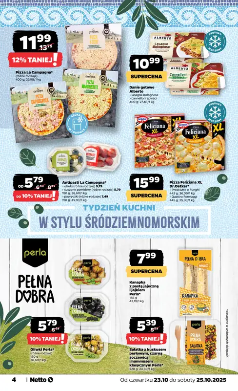Netto - gazetka promocyjna Gazetka Spożywcza od czwartku 23.10 do soboty 25.10 - strona 4
