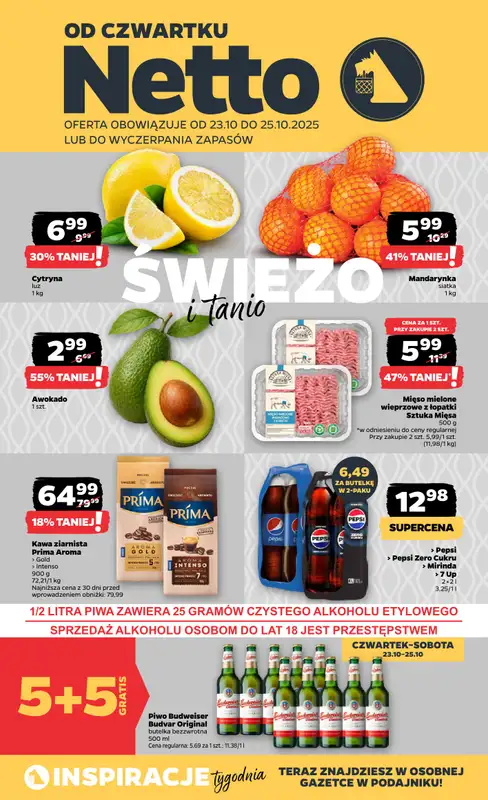 Netto - gazetka promocyjna Gazetka Spożywcza  