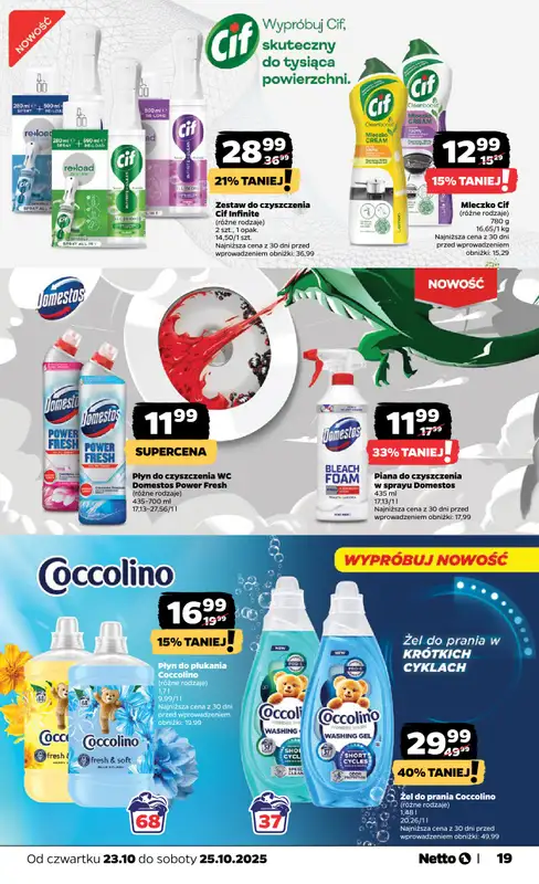 Netto - gazetka promocyjna Gazetka Spożywcza od czwartku 23.10 do soboty 25.10 - strona 19