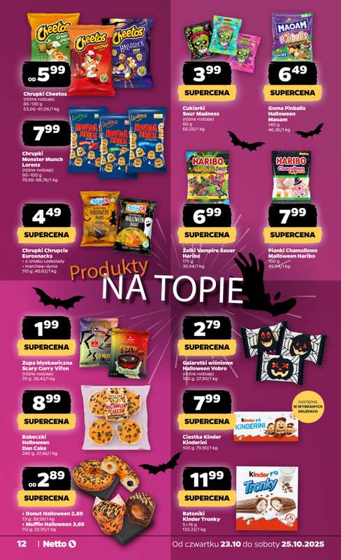 Netto - gazetka promocyjna Gazetka Spożywcza od czwartku 23.10 do soboty 25.10 - strona 12