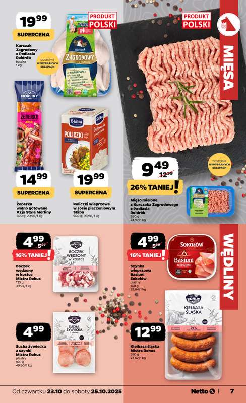 Netto - gazetka promocyjna Gazetka Spożywcza od czwartku 23.10 do soboty 25.10 - strona 7