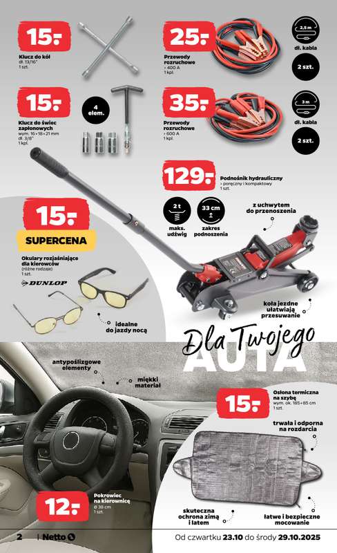 Netto - gazetka promocyjna Gazetka Spożywcza od czwartku 23.10 do soboty 25.10 - strona 23