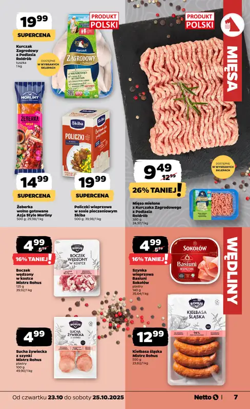 Netto - gazetka promocyjna Gazetka Spożywcza od czwartku 23.10 do soboty 25.10 - strona 7