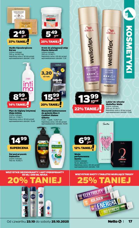 Netto - gazetka promocyjna Gazetka Spożywcza od czwartku 23.10 do soboty 25.10 - strona 17