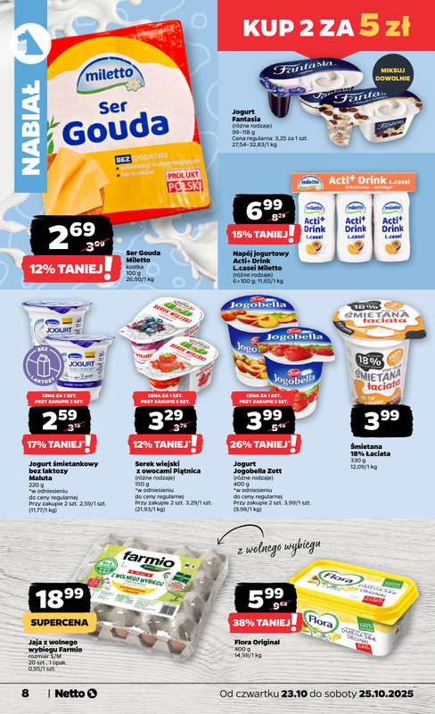 Netto - gazetka promocyjna Gazetka Spożywcza od czwartku 23.10 do soboty 25.10 - strona 8
