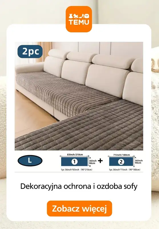 Temu - gazetka promocyjna Dekoracje na kanapę od piątku 17.10  - strona 10