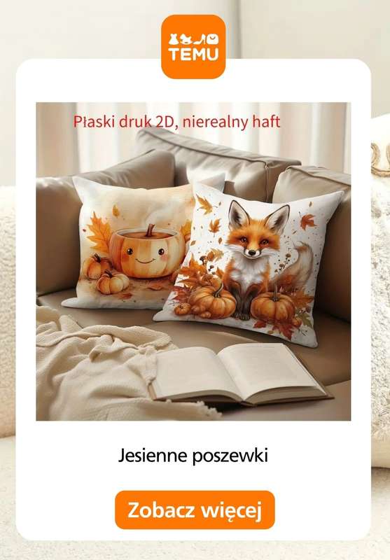 Temu - gazetka promocyjna Dekoracje na kanapę od piątku 17.10  - strona 12