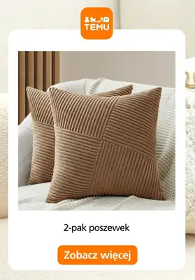 Temu - gazetka promocyjna Dekoracje na kanapę od piątku 17.10  - strona 3 Temu - gazetka promocyjna Dekoracje na kanapę od piątku 17.10  - strona 3