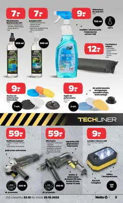 Netto - gazetka promocyjna Gazetka Non Food od czwartku 23.10 do środy 29.10 - strona 3 Netto - gazetka promocyjna Gazetka Non Food od czwartku 23.10 do środy 29.10 - strona 3