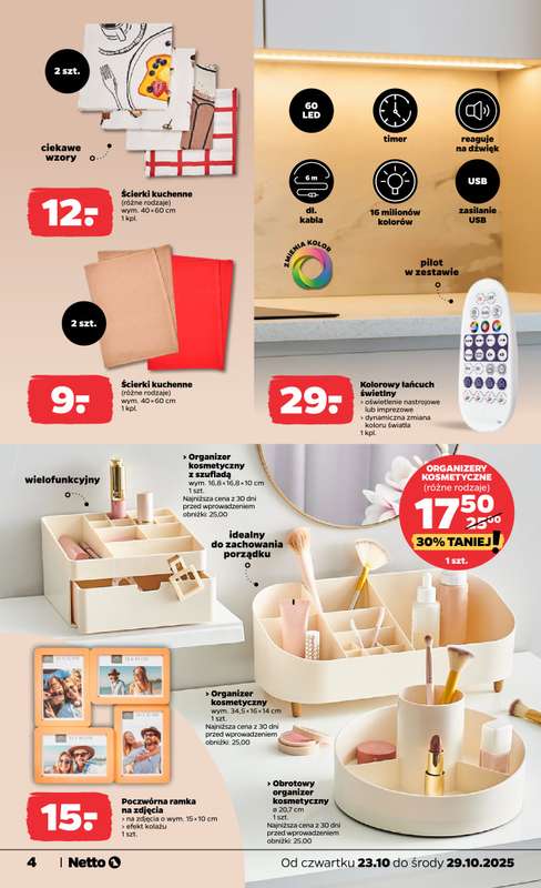 Netto - gazetka promocyjna Gazetka Non Food od czwartku 23.10 do środy 29.10 - strona 4