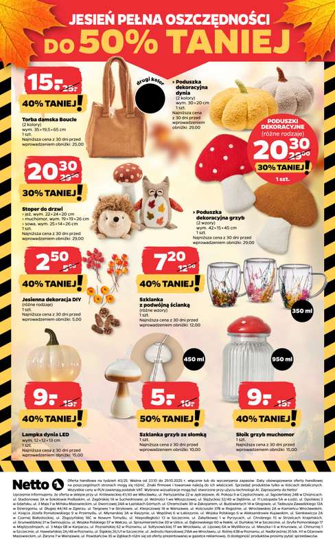 Netto - gazetka promocyjna Gazetka Non Food od czwartku 23.10 do środy 29.10 - strona 8