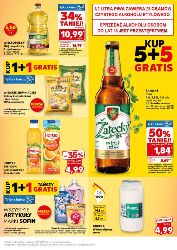Kaufland - gazetka promocyjna Oferta Kaufland - SUPER SOBOTA od soboty 18.10 do soboty 18.10 - strona 3