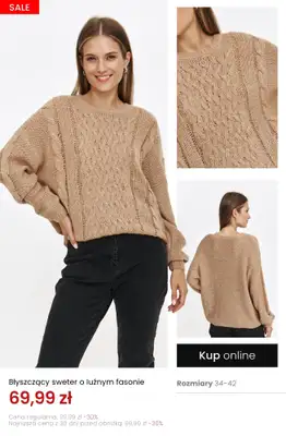 Top Secret - gazetka promocyjna Ciepłe swetry już od 69,99 zł od czwartku 16.10 do wtorku 28.10 - strona 2