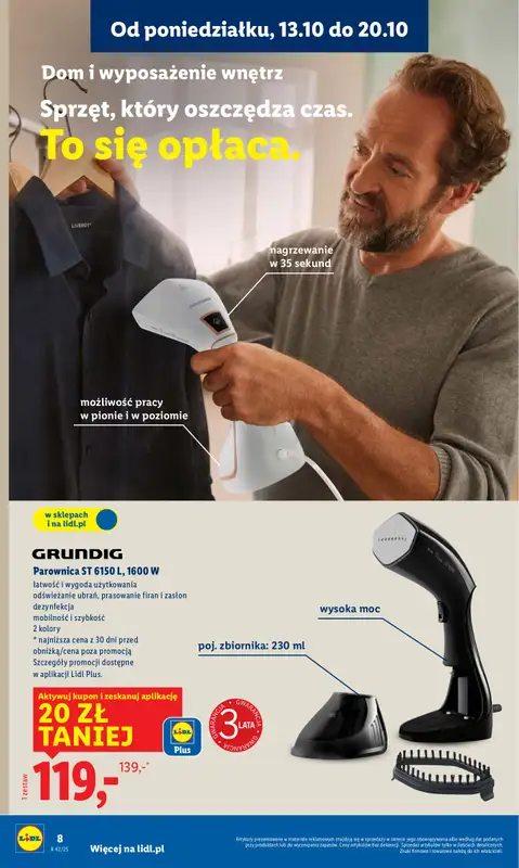 Lidl - gazetka promocyjna Katalog od 13.10 od poniedziałku 06.10 do niedzieli 19.10 - strona 10