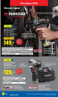 Lidl - gazetka promocyjna Katalog od 13.10 od poniedziałku 06.10 do niedzieli 19.10 - strona 52