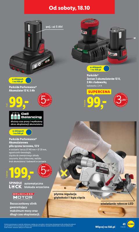 Lidl - gazetka promocyjna Katalog od 13.10 od poniedziałku 06.10 do niedzieli 19.10 - strona 53