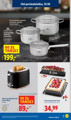 Lidl - gazetka promocyjna Katalog od 13.10 od poniedziałku 06.10 do niedzieli 19.10 - strona 17