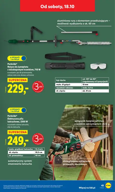 Lidl - gazetka promocyjna Katalog od 13.10 od poniedziałku 06.10 do niedzieli 19.10 - strona 57
