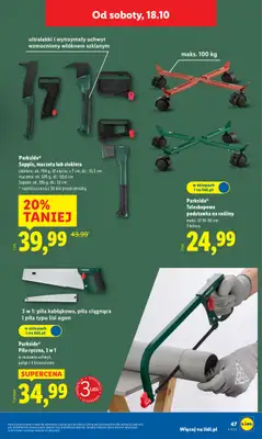Lidl - gazetka promocyjna Katalog od 13.10 od poniedziałku 06.10 do niedzieli 19.10 - strona 59