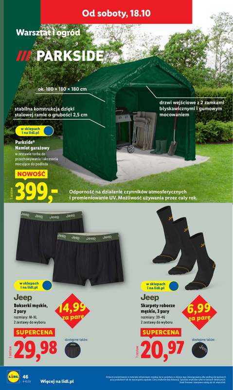 Lidl - gazetka promocyjna Katalog od 13.10 od poniedziałku 06.10 do niedzieli 19.10 - strona 58