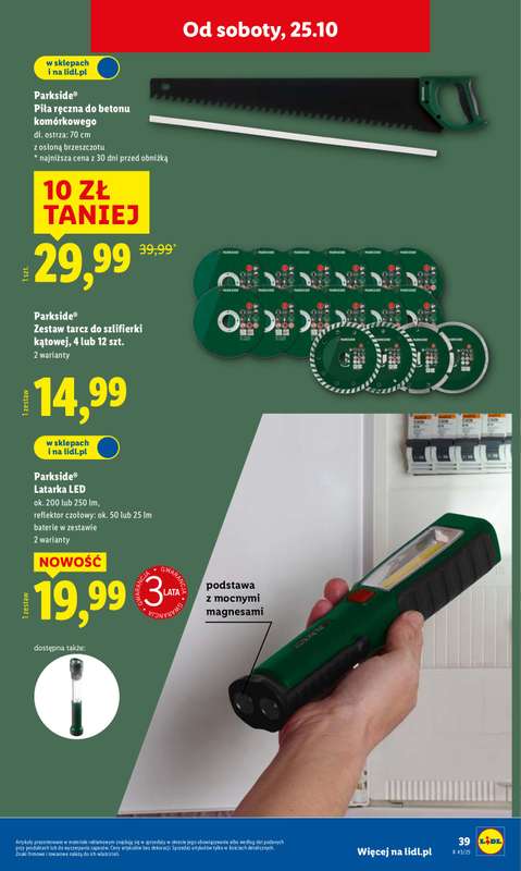 Lidl - gazetka promocyjna Katalog od poniedziałku 20.10 do soboty 25.10 - strona 45