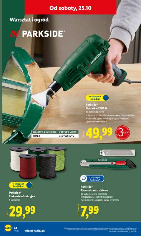 Lidl - gazetka promocyjna Katalog od poniedziałku 20.10 do soboty 25.10 - strona 50