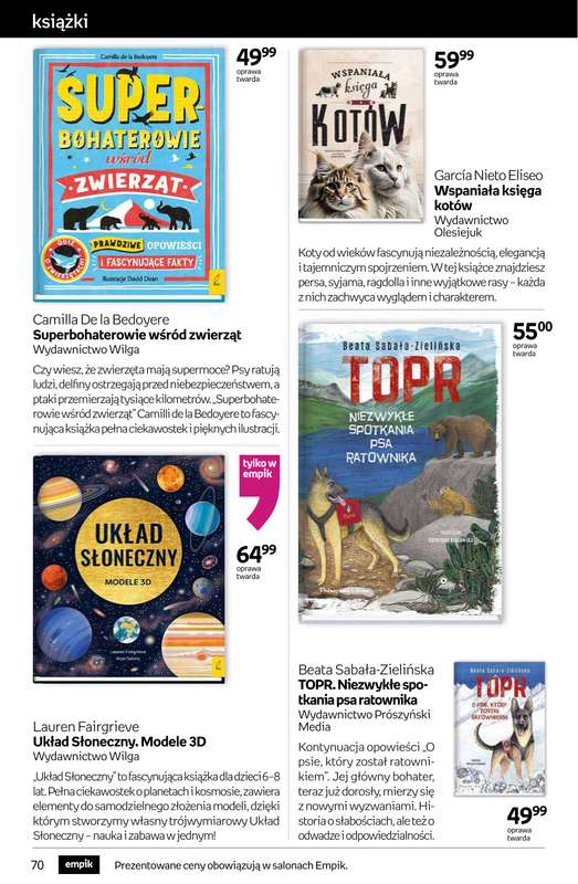 Empik - gazetka promocyjna Tom kultury: książki od środy 15.10 do wtorku 28.10 - strona 70