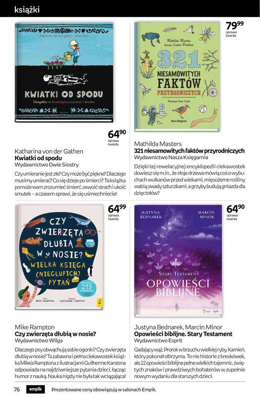 Empik - gazetka promocyjna Tom kultury: książki od środy 15.10 do wtorku 28.10 - strona 76