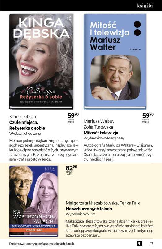 Empik - gazetka promocyjna Tom kultury: książki od środy 15.10 do wtorku 28.10 - strona 47