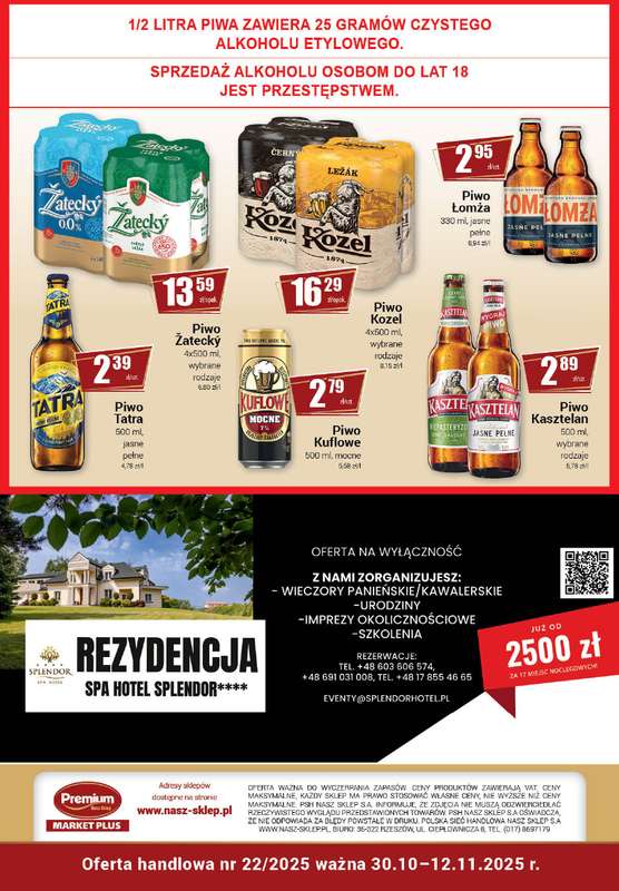 Premium - gazetka promocyjna Gazetka Premium Market Plus od czwartku 30.10 do środy 12.11 - strona 8