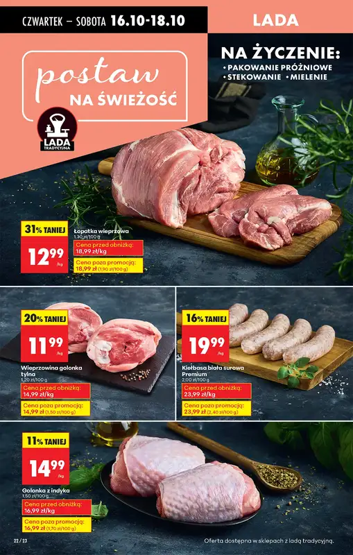 Biedronka - gazetka promocyjna Od czwartku, Z ladą tradycyjną od czwartku 16.10 do środy 22.10 - strona 25