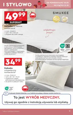 Biedronka - gazetka promocyjna Okazje tygodnia od 20.10 od poniedziałku 20.10 do środy 05.11 - strona 11 Biedronka - gazetka promocyjna Okazje tygodnia od 20.10 od poniedziałku 20.10 do środy 05.11 - strona 11