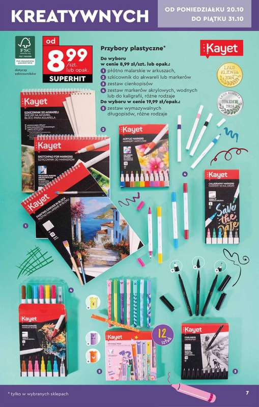 Biedronka - gazetka promocyjna Okazje tygodnia od 20.10 od poniedziałku 20.10 do środy 05.11 - strona 7