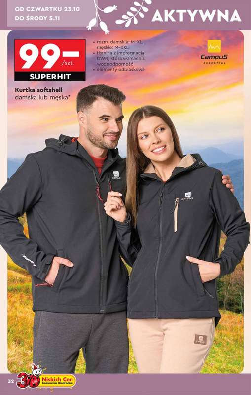 Biedronka - gazetka promocyjna Okazje tygodnia od 20.10 od poniedzia艂ku 20.10 do 艣rody 05.11 - strona 32 Biedronka - gazetka promocyjna Okazje tygodnia od 20.10 od poniedzia艂ku 20.10 do 艣rody 05.11 - strona 32